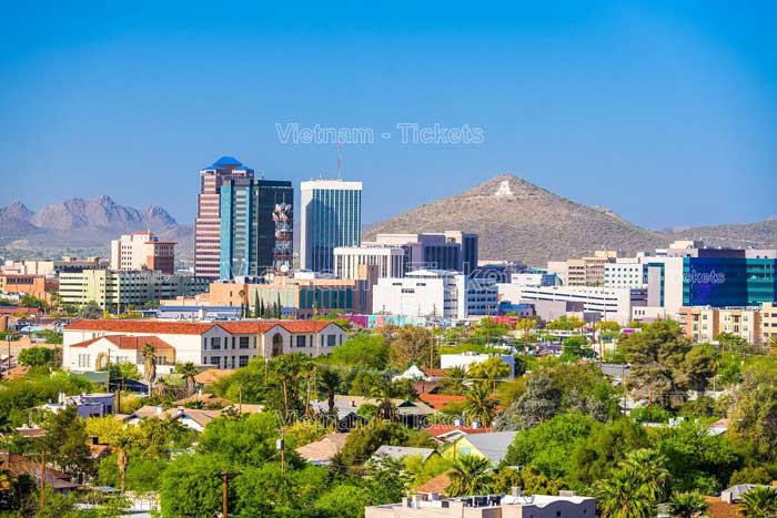 Đặt vé máy bay đi Tucson hành khách sẽ có nhiều cách lựa chọn khởi hành