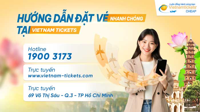 Hàng trăm các ưu đãi độc quyền, ưu đãi giá vé rẻ, vé khuyến mãi tại Vietnam Tickets