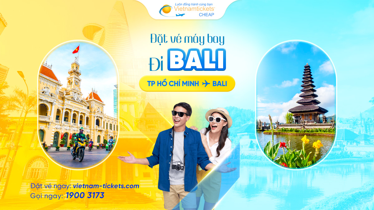 Đặt vé máy bay HCM Bali