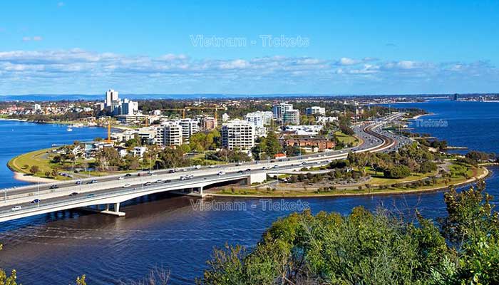 Hãng bay nào giá tốt, phổ biến nhất bay từ TPHCM đi Perth?