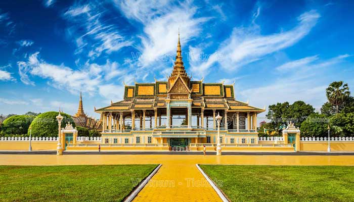 Đặt vé máy bay đi Phnom Penh đến Campuchia sẽ linh hoạt hơn khi chọn điểm dừng ở thủ đô