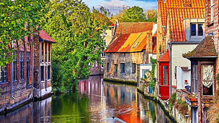 Thành phố thơ mộng Bruges ở Bỉ | Vé máy bay đi Bỉ