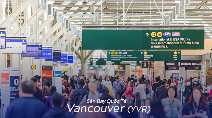 Sân bay quốc tế Vancouver (YVR) | Vé máy bay đi Canada Vietnam Airlines 