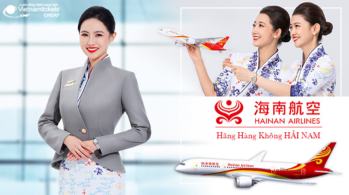 Hãng hàng không Hainan Airlines phục vụ vé máy bay đi Hải Nam Trung Quốc