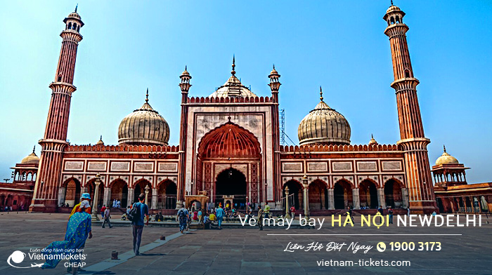 Nhà thờ Hồi giáo Jama Masjid | Vé máy bay Hà Nội New Delhi