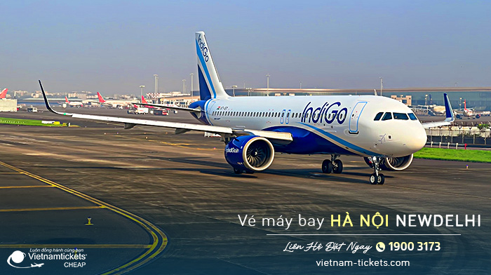 Vé máy bay Hà Nội New Delhi của hãng Indigo cũng là 1 lựa chọn đáng cân nhắc