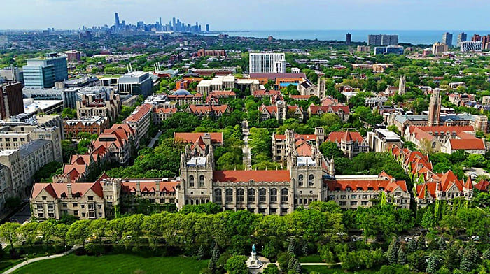 Vé máy bay từ TP.HCM đi Chicago | Viện đại học Chicago nổi tiếng ở Mỹ