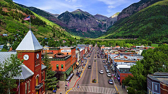 Thị trấn Telluride ở bang Colorado Mỹ