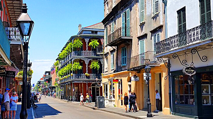 Khu phố Pháp - French Quarter tiểu bang Louisiana tại Mỹ