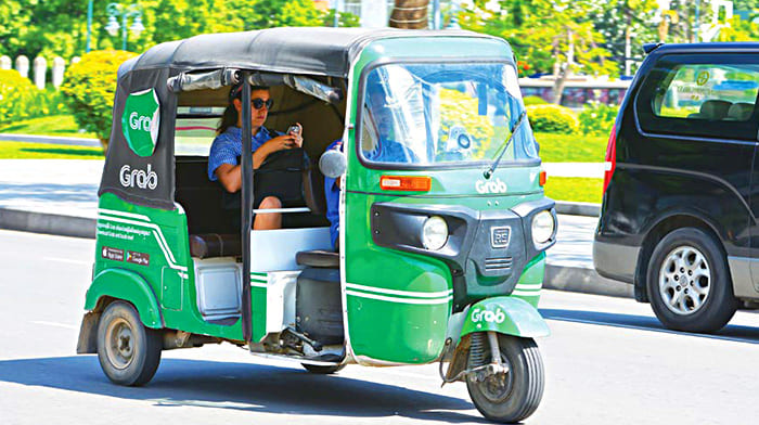 Xe Tuk Tuk Grab phục vụ Sân bay Campuchia (PNH)