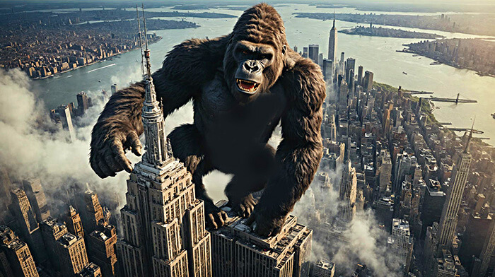 Bộ Phim King Kong bom tấn huyền thoại và tòa nhà Empire State