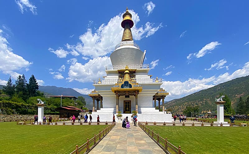Tòa bảo tháp Chorten Thimphu | Tour Du lịch Bhutan