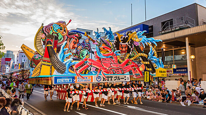 Lễ hội Nebuta nổi tiếng ở Aomori | Vé máy bay đi Aomori