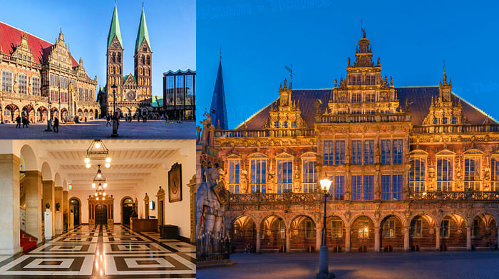 Bremen Town Hall - Tòa Thị Chính Bremen | Vé Máy Bay đi Bremen Giá Rẻ