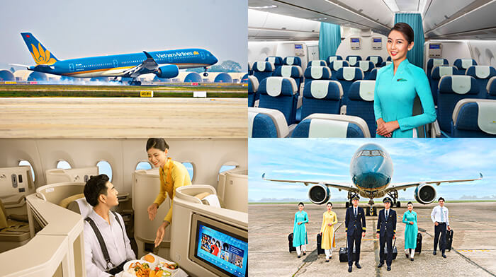 Hãng Vietnam Airlines | Vé máy bay đi Mỹ hãng nào