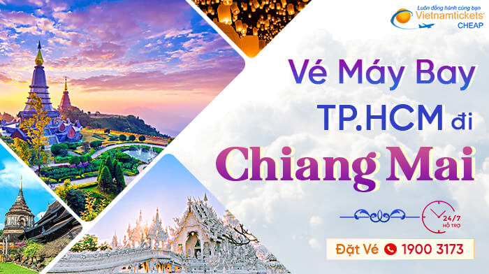 Vé máy bay TP.HCM đi Chiang Mai Giá Rẻ