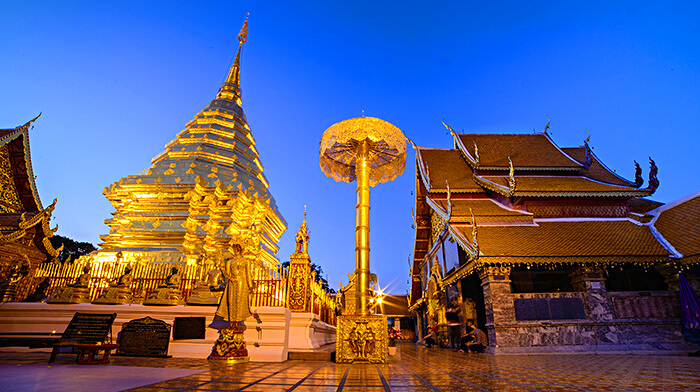 Đến Thăm Chùa Wat Phrathat Doi Suthep bằng Vé máy bay TP.HCM đi Chiang Mai