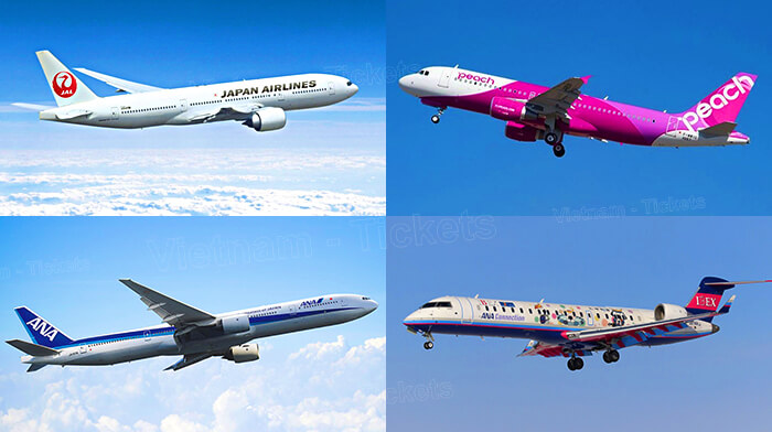 Đường Bay đến Nhật Bản từ các hãng hàng không | Vé máy bay từ Kagoshima đến Osaka