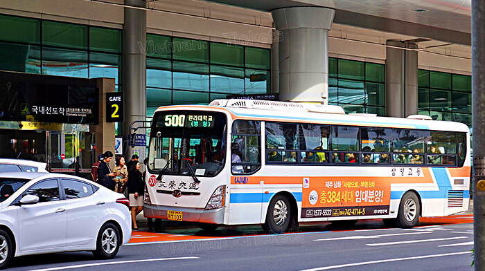 Xe Buýt Sân Bay Jeju (CJU) Hàn Quốc |  Vé máy bay từ Seoul đến Jeju