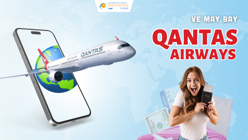 Vé máy bay Qantas Airways giá rẻ -1