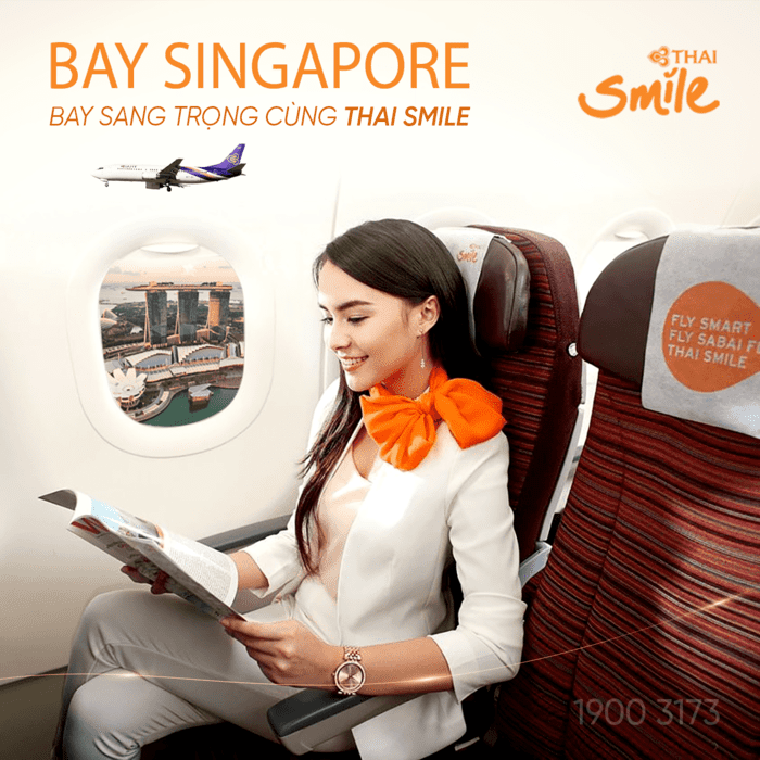 Hãng hàng không Thai Smile Vé máy bay Bay Giá Rẻ chỉ từ 55 USD tại Vietnam Tickets Liên hệ Tổng Đài 19003173