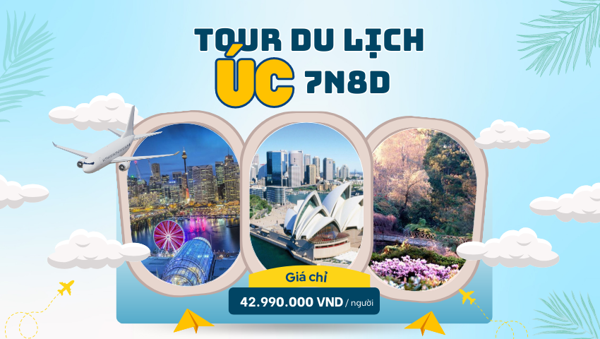 Khám phá Tour khám phá vẻ đẹp Úc 8n7đ | Vietnam Tickets