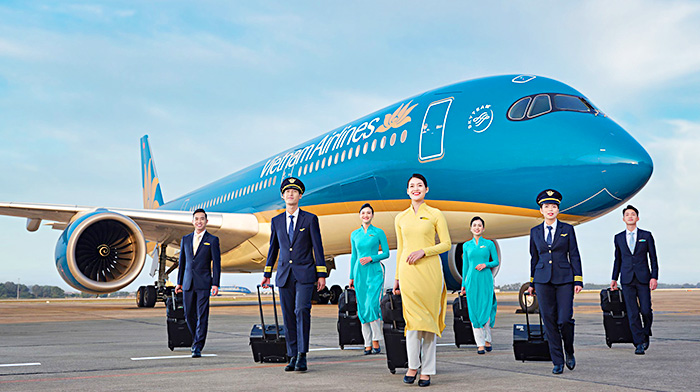 Vietnam Airlines phục vụ vé máy bay Nha Trang Singapore với 1 điểm quá cảnh