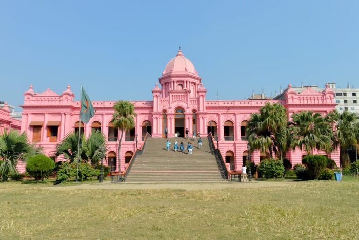 Cung điện Ahsan Manzil | Vé Máy Bay đi Bangladesh Giá Rẻ tại Đại lý Vietnam Tickets Hotline 19003173