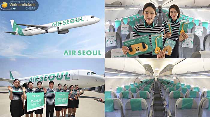 Hãng Hàng Không Air Seoul đến từ Hàn Quốc \ / Liên Hệ 19003173 Đặt Vé Máy Bay Giá Rẻ tại vietnam tickets