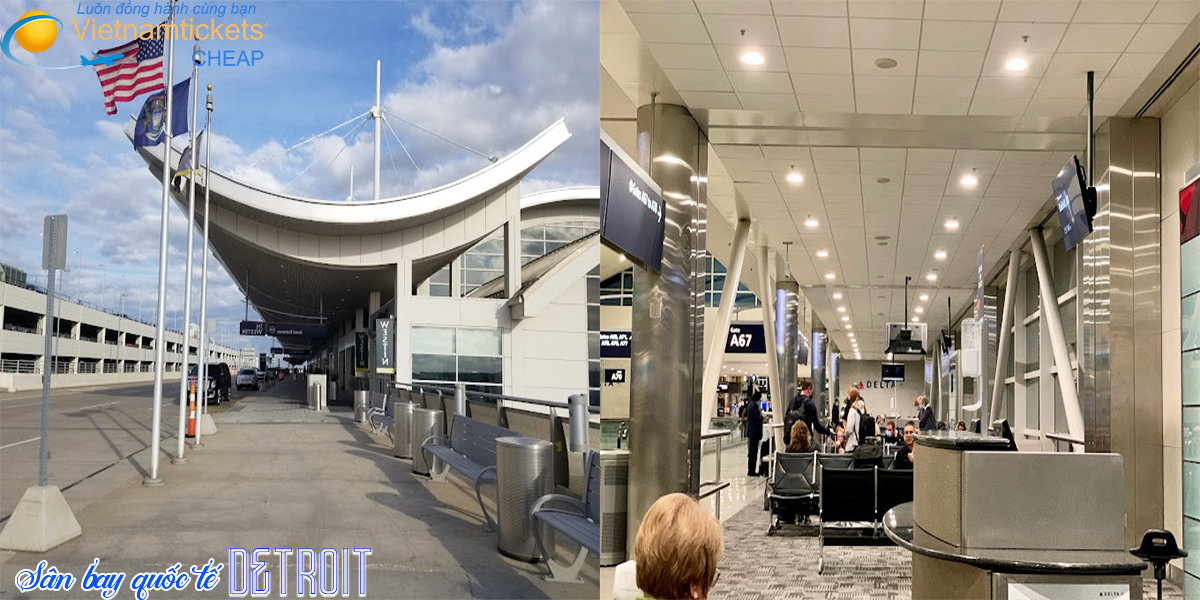 Sân bay quốc tế Detroit - Hoa Kỳ