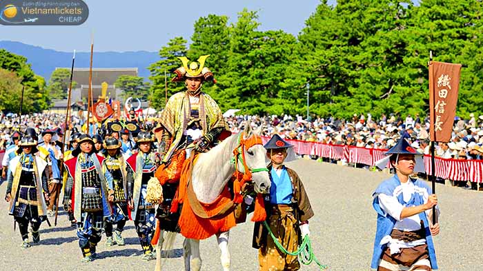 Lễ Hội Thời Đại (Jidai Matsuri) ở Kyoto \ Liên Hệ 19003173 Đặt Vé Máy Bay Giá Rẻ tại Đại lý Chính thức vietnam tickets