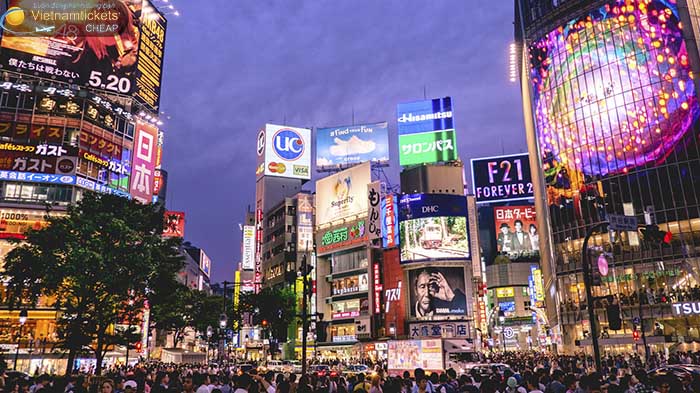 Điểm Du lịch Shibuya Tokyo \ Liên Hệ 19003173 Đặt Vé Máy Bay Giá Rẻ tại Đại lý Chính thức vietnam tickets