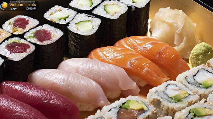 Ẩm thực Sushi ở Tokyo Nhật Bản \ Liên Hệ 19003173 Đặt Vé Máy Bay Giá Rẻ tại Đại lý Chính thức vietnam tickets