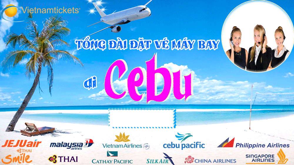 Tổng đài đặt vé máy bay đi Cebu giá rẻ