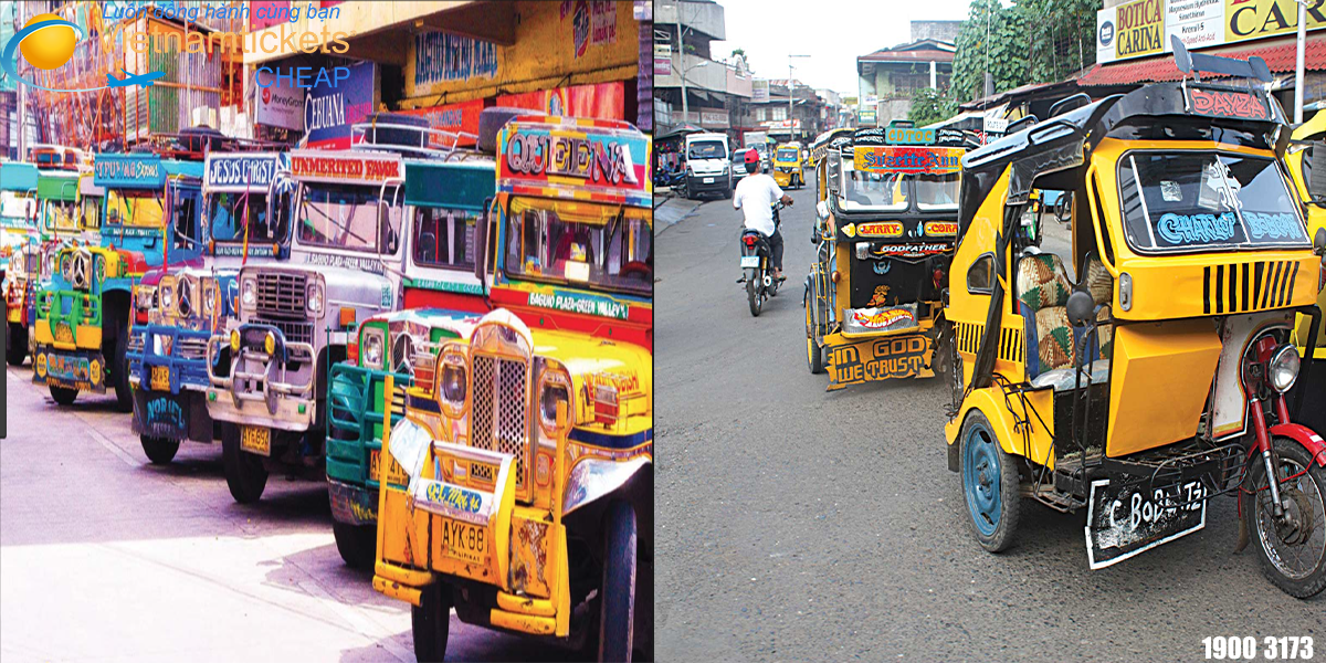 Phương tiện di chuyển phổ biến tại Davao