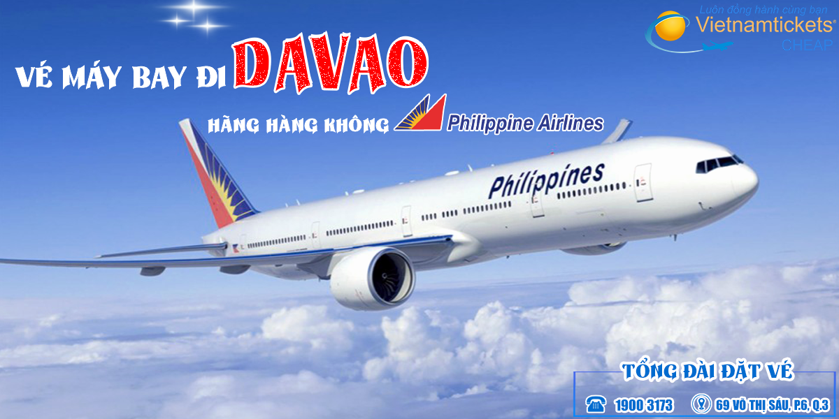 Vé máy bay đi Davao - hãng Philippine Airlines