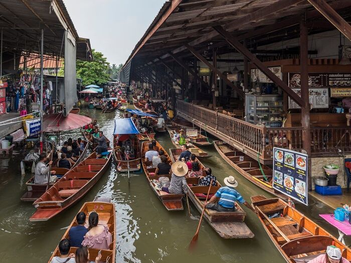 Chợ Nổi Damnoen Saduak Bangkok