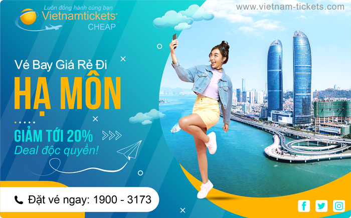 Vé Máy Bay đi Hạ Môn Giá Rẻ tại Đại lý Vietnam Tickets Hotline 19003173