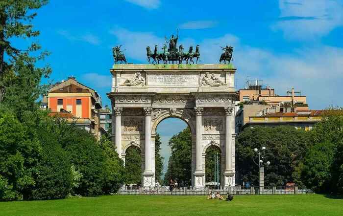 Arco Della Pace ở Milan | Vé Máy Bay đi Milan Giá Rẻ tại Đại lý Vietnam Tickets Hotline 19003173