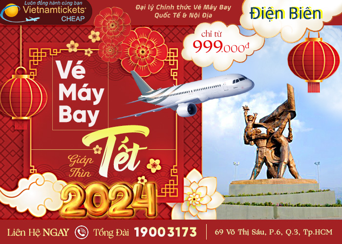 Vé máy bay tết 2024 - Điện Biên