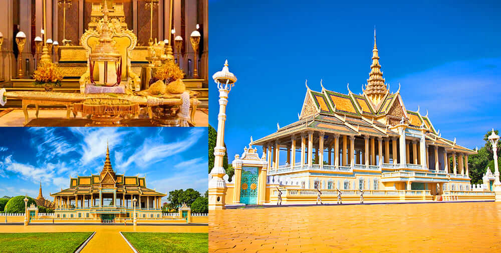 Cung Điện Hoàng Gia Vương Quốc Campuchia | Vé Máy Bay đi Campuchia