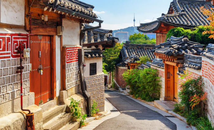 Phố Hanok Seoul Hàn Quốc | Vé Máy Bay đi Hàn Quốc Giá Rẻ Hotline 19003173