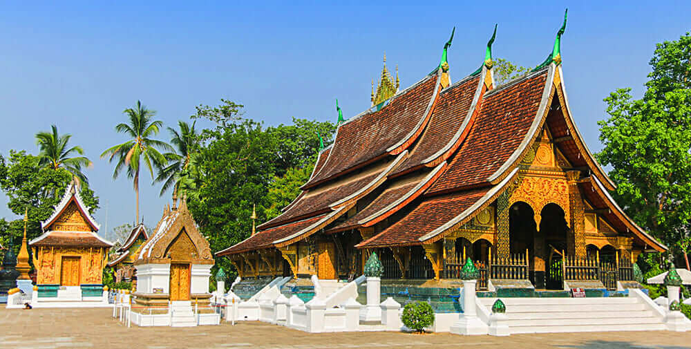 Chùa Wat Xieng Thong ở Luang Prabang Lào | Vé Máy Bay đi Luang Prabang