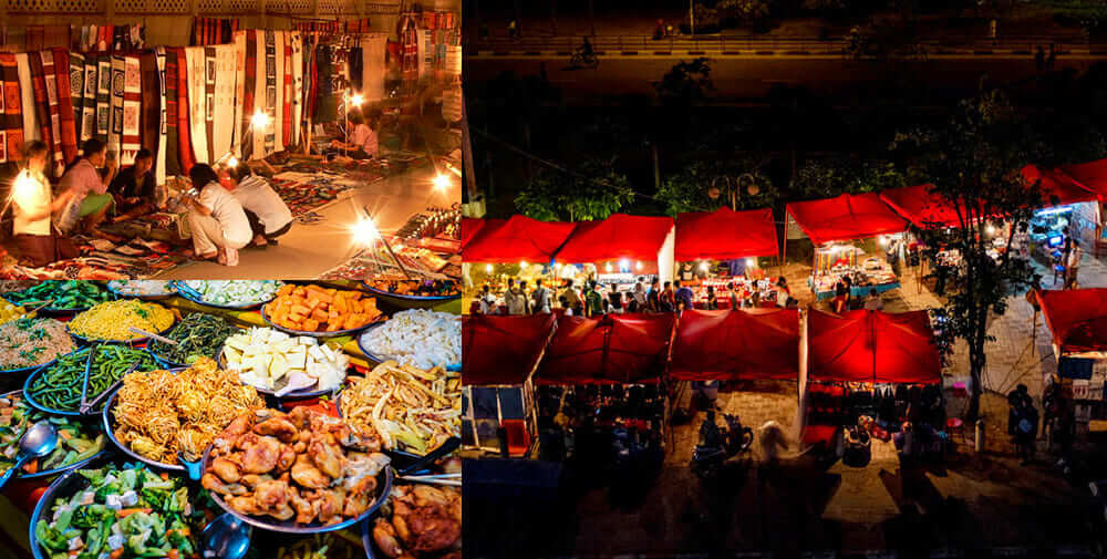 Chợ Đêm Viêng Chăn | Vé Máy Bay đi Vientiane