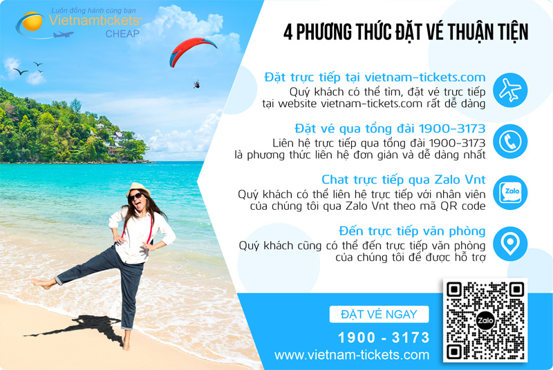 4 Phương thức đặt vé máy bay thuận tiện tại Vietnam Tickets