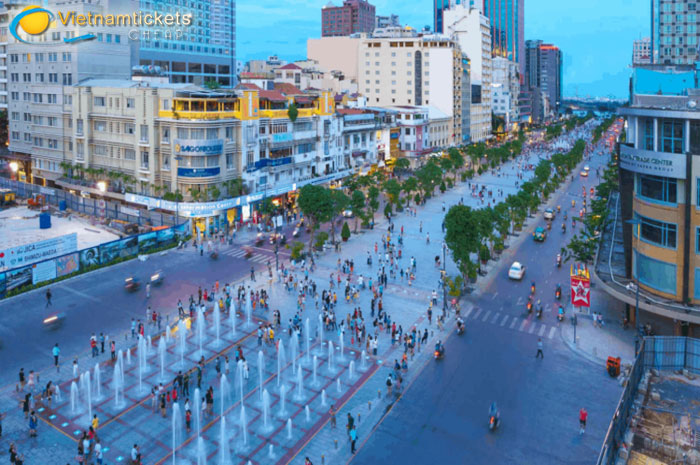 Sài Gòn - Phố Đi Bộ Nguyễn Huệ
