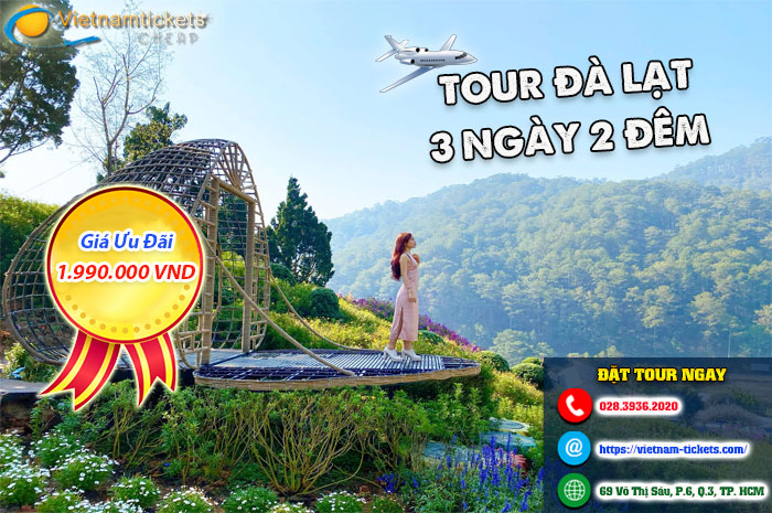 image Tour Đà Lạt 3 Ngày 2 Đêm - Giá Rẻ Hấp Dẫn – CHỈ TỪ 1.990.000 VND