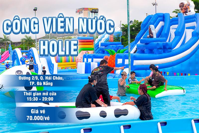 Công viên nước Holie - khám phá hệ thống trò chơi nước làm bằng phao mới lạ và hấp dẫn | Công viên nước ở Đà Nẵng