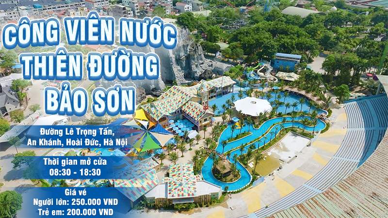 Công viên nước Castaway Lagoon - Thiên Đường Bảo Sơn, điểm đến tuyệt vời cho ngày nắng nóng | Công viên nước ở Hà Nội