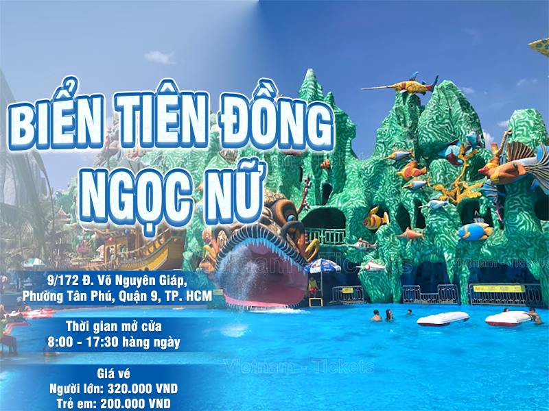 Biển Tiên Đồng Ngọc Nữ - biển nhân tạo nổi bật trong công viên văn hóa Suối Tiên | Công viên nước ở Sài Gòn